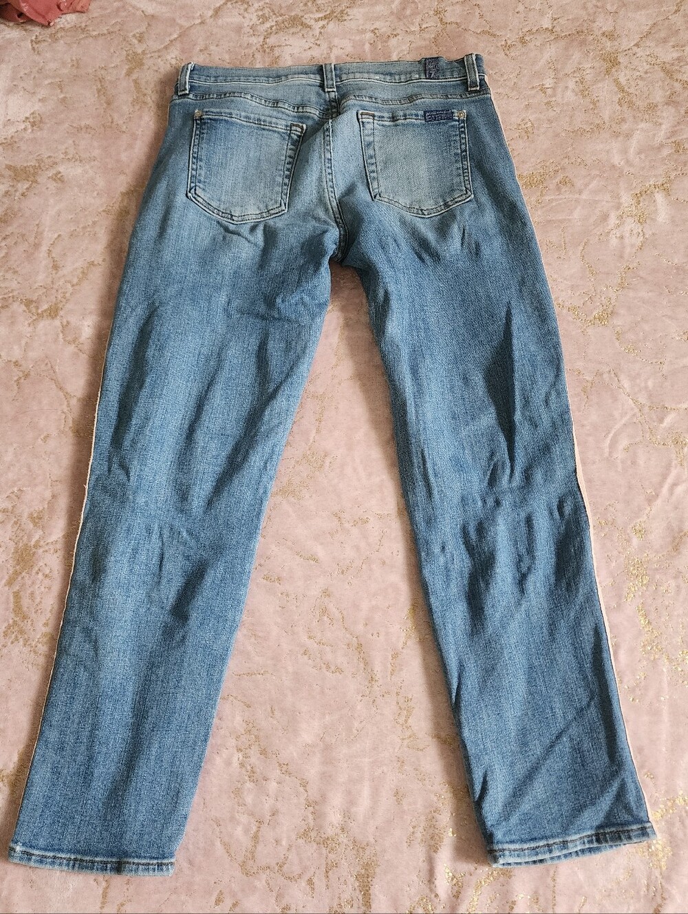 7 FOR ALL MAMKIND | Light Blue Denim Jeans - Picture 3 of 15